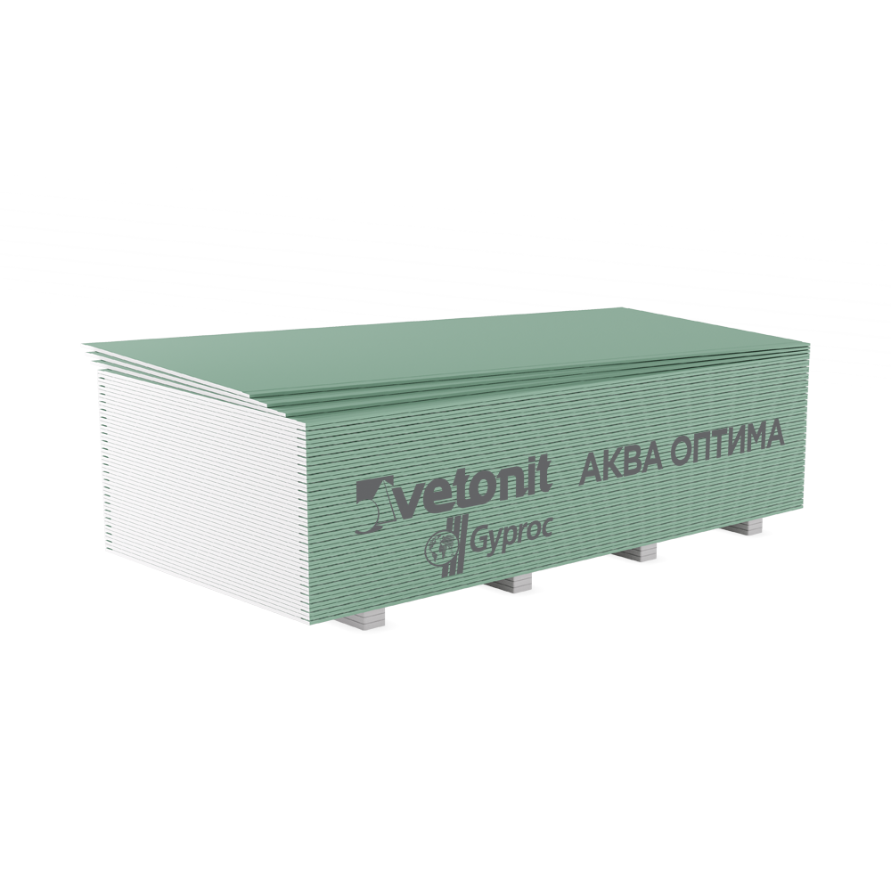 VETONIT / Влагостойкий Gyproc (Гипрок) Аква Оптима VETONIT / Влагостойкий Gyproc (Гипрок) Аква Оптима