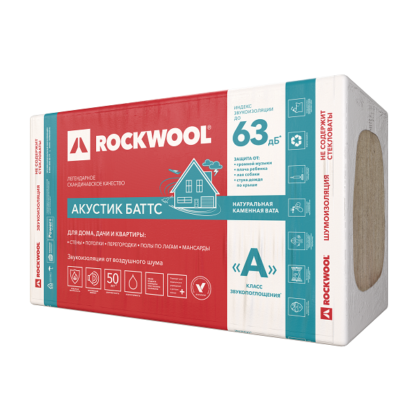 <span style="font-weight: bold;"><span style="font-style: italic;">Rockwool Акустик баттс (100) Акция ! </span><br></span>